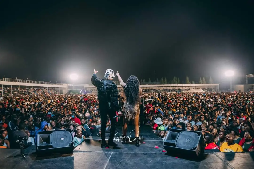 Makhadzi fills up a stadium in Botswana