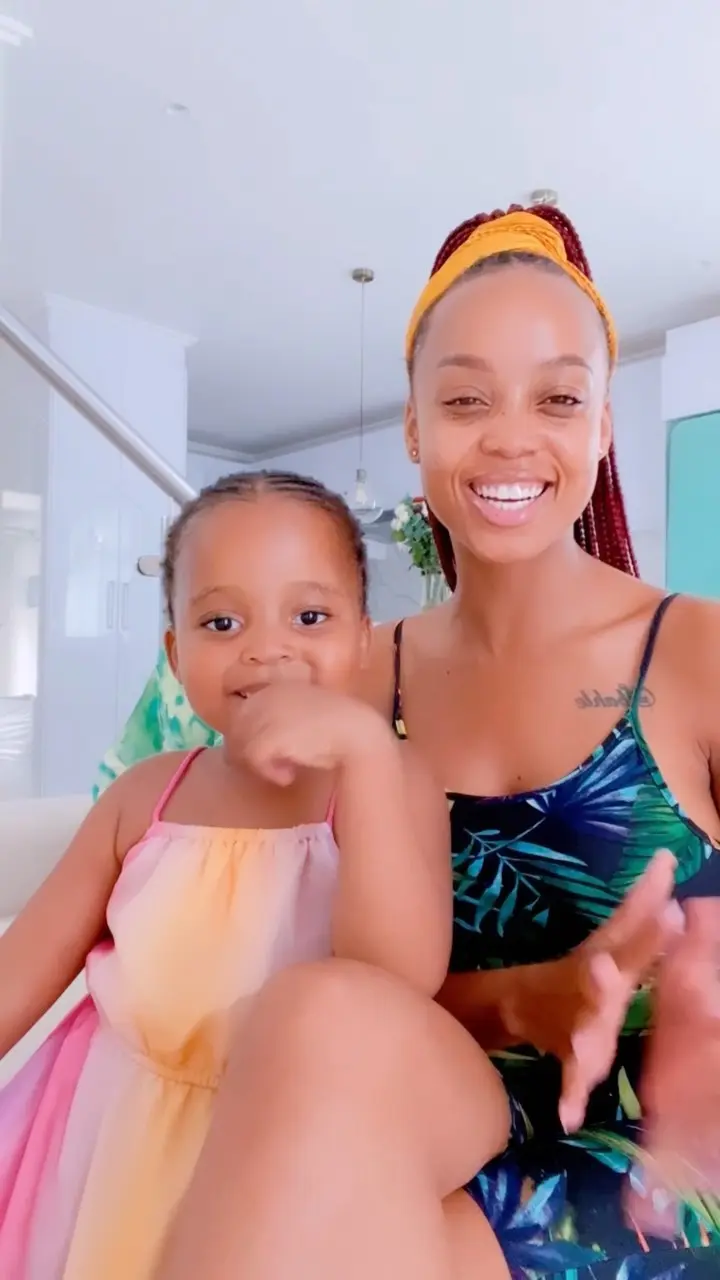 Ntando Duma accused of being an irresponsible mother after she left Sbahle alone by the pool – VIDEO