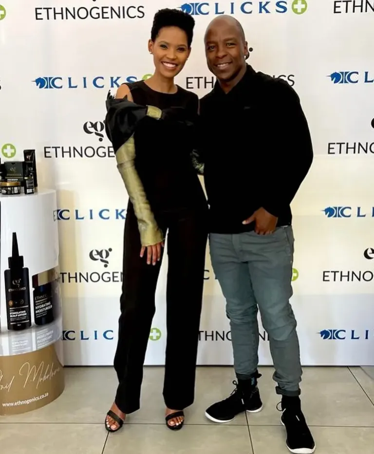 Gail Mabalane introduces her own brand of hair care line named Ethnogenics