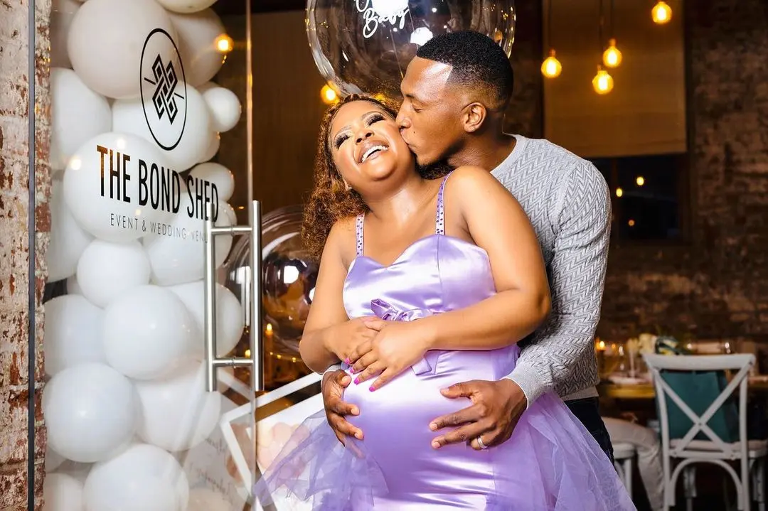 Gospel singer Dumi Mkokstad gifts pregnant wife a new car – Photos