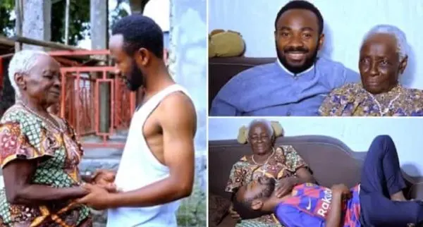 AGE is just a number: 25-year-old man to marry his 85-year-old lover – WATCH