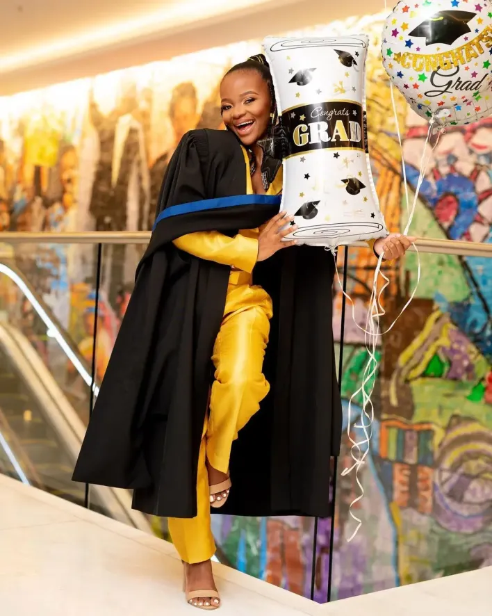 Actress Botlhale Boikanyo bags a degree