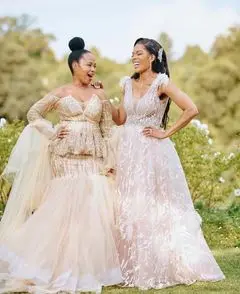 PICS: Lindiwe Dikana from The River attends Harriet Khoza’s wedding on The Queen
