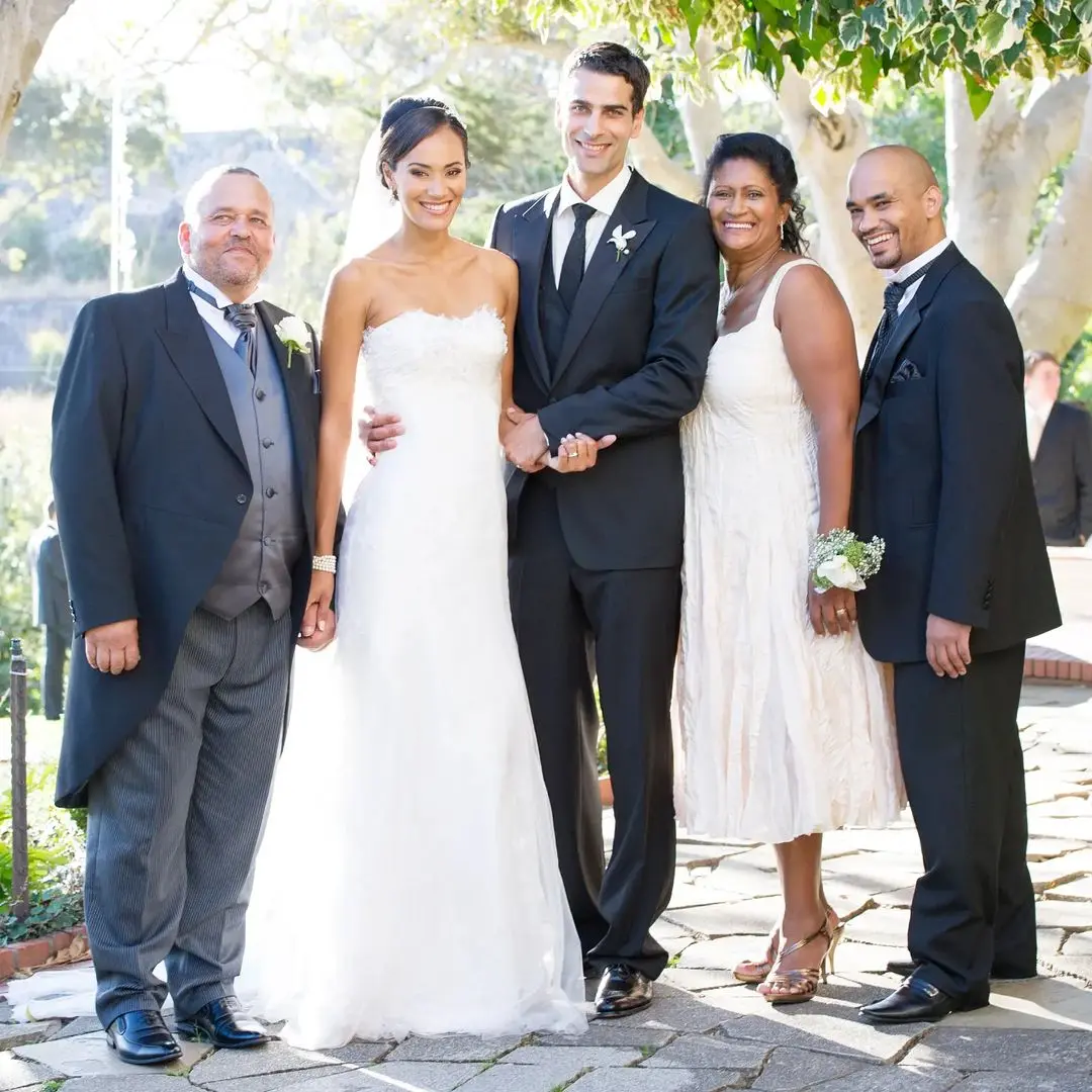 Jo-Ann Strauss shows off handsome hubby for first time