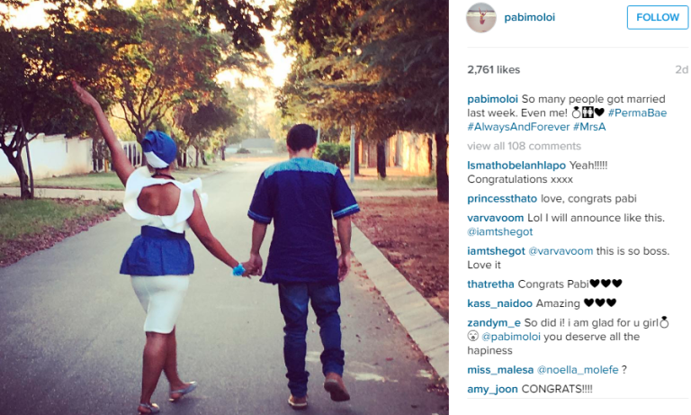 Trouble & drama in paradise: Pabi Moloi denies marriage as broke baby daddy wants spousal support