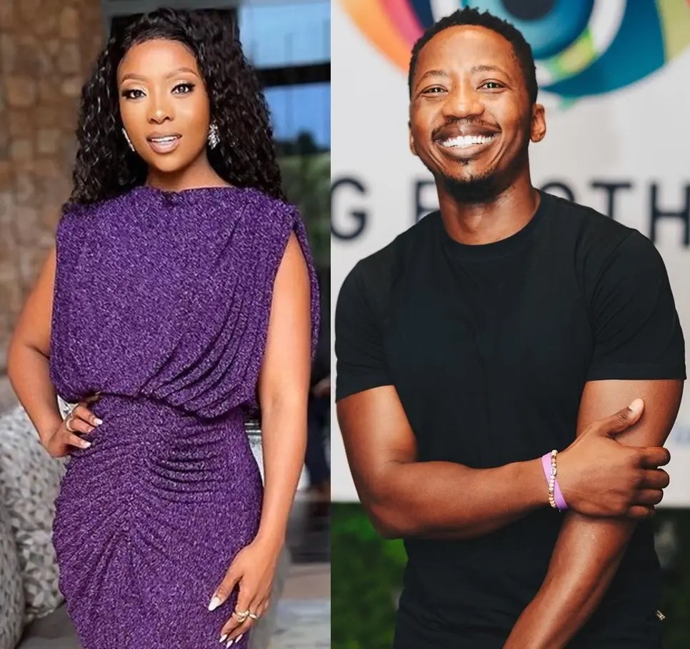 New Couple? Pearl Modiadie & Andile Ncube spotted kissing and touching in the parking lot at restaurant