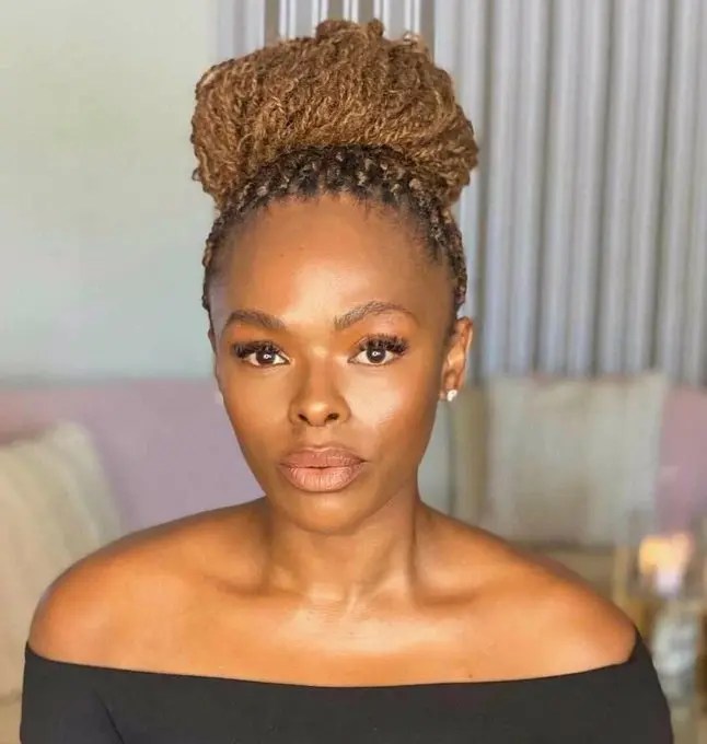 Unathi Nkayi under fire over what she was wearing at SA Fashion Week launch party – Photos