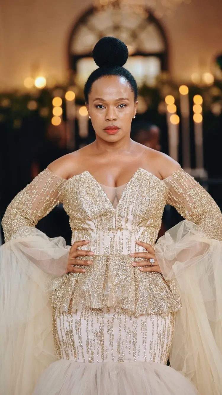 PICS: Lindiwe Dikana from The River attends Harriet Khoza’s wedding on The Queen