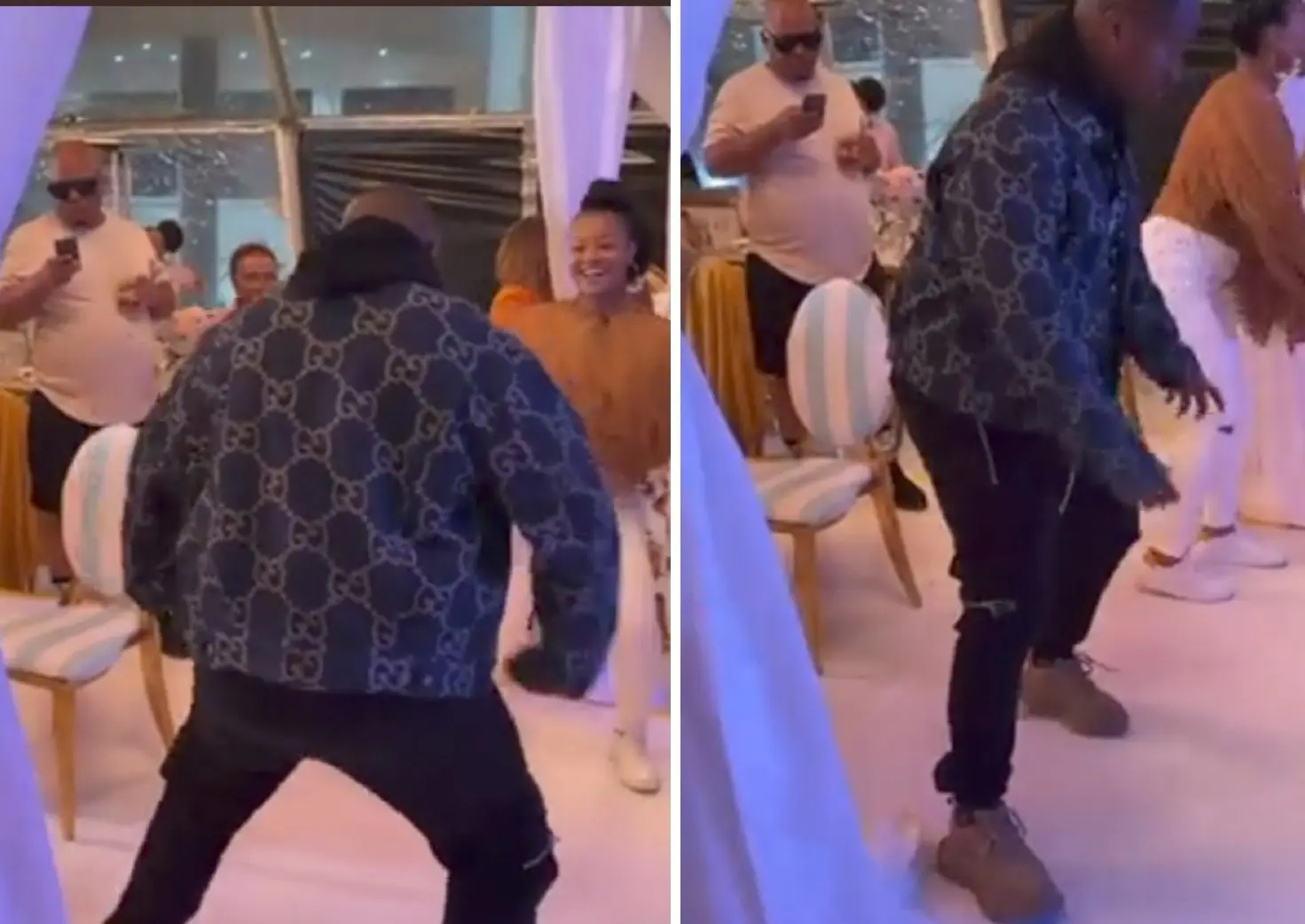 WATCH: Andile Mpisane shows off impressive dance moves during baby shower of forthcoming child with Tamia Mpisane
