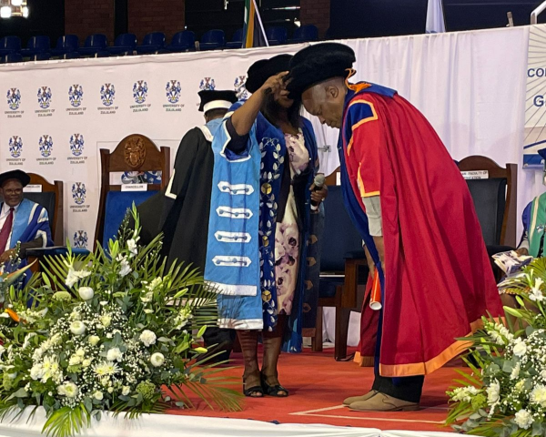 Duma Ndlovu receives another honorary degree