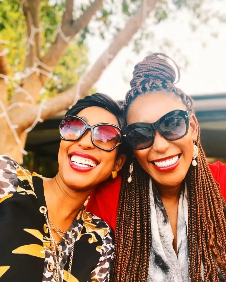 Actresses Kgomotso Christopher & Mampho Brescia confuse fans – Pictures