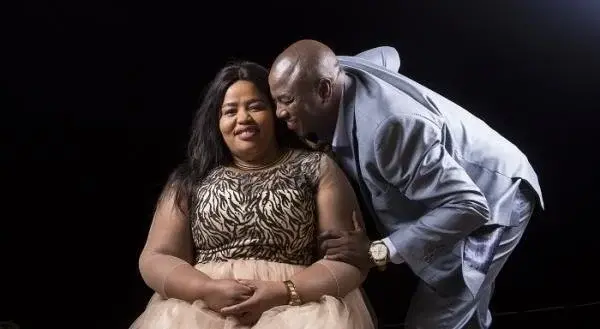 Musa Mseleku and his first wife celebrate a milestone