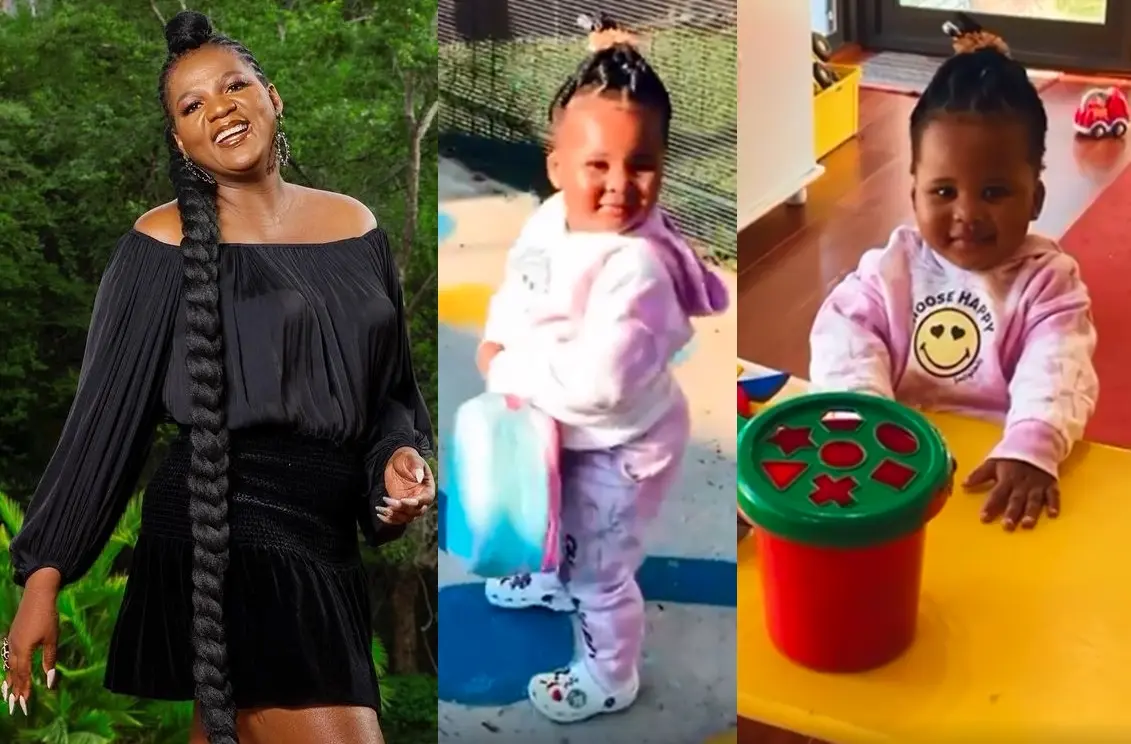 Cute video of Shauwn Mkhize (MaMkhize) taking her granddaughter Baby Flo to school