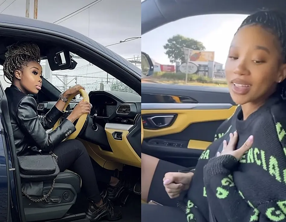 Wife, Tamia Mpisane mocked for driving baby mama Sithelo Shozi’s car