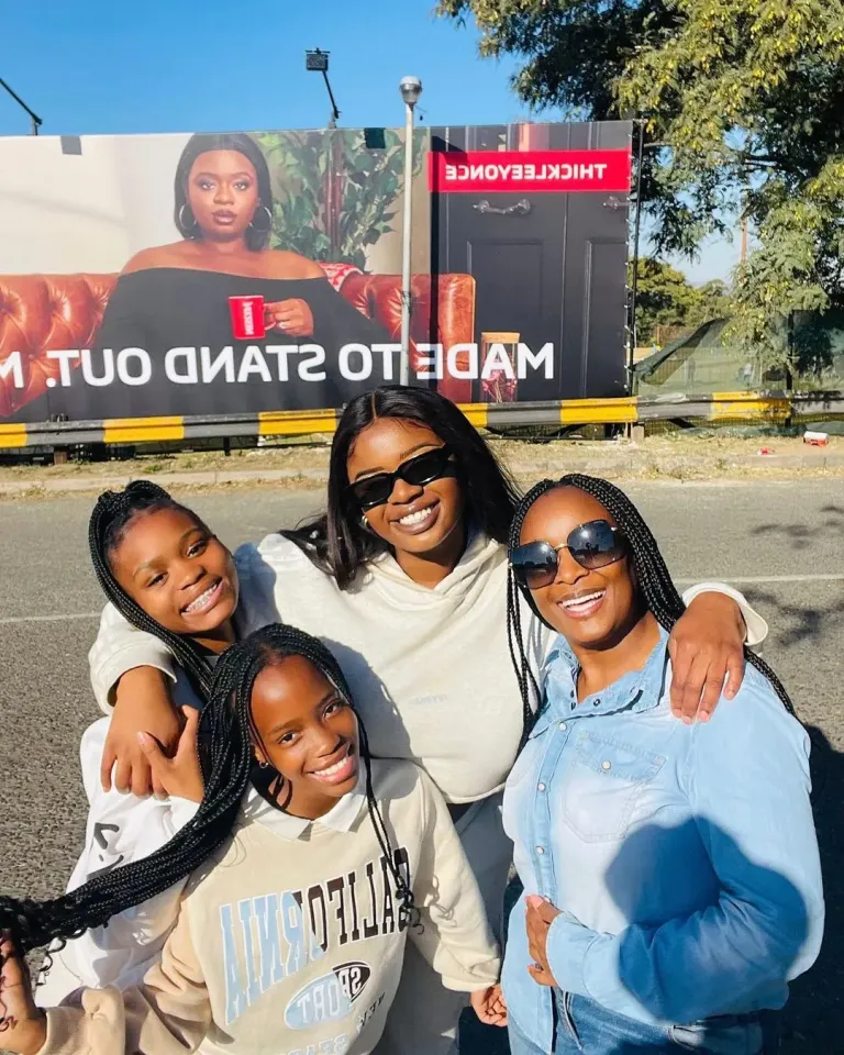 Thickleeyonce spotted on Nescafe billboard in Mzansi