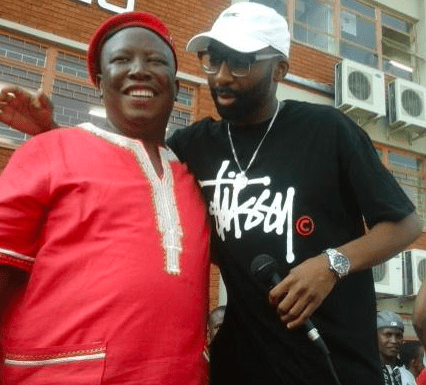‘I don’t go to funerals of people who commit suicides’: Julius Malema on Riky Rick’s death