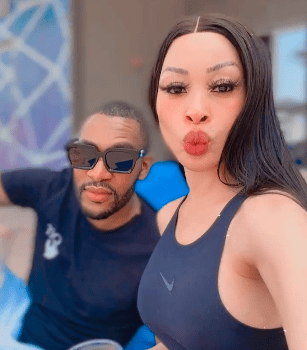 Khanyi Mbau tattoos boyfriend’s name on her thigh