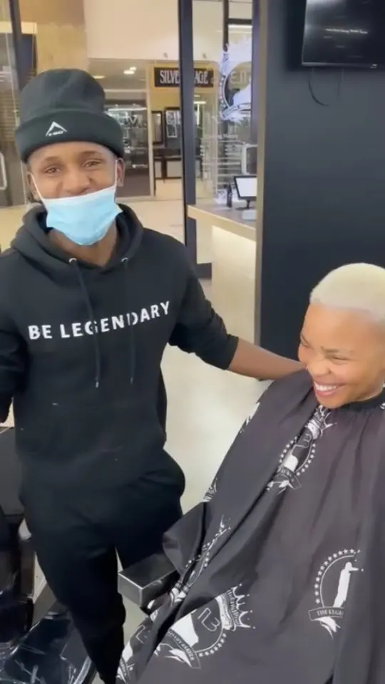 Masechaba Khumalo shows off her new look