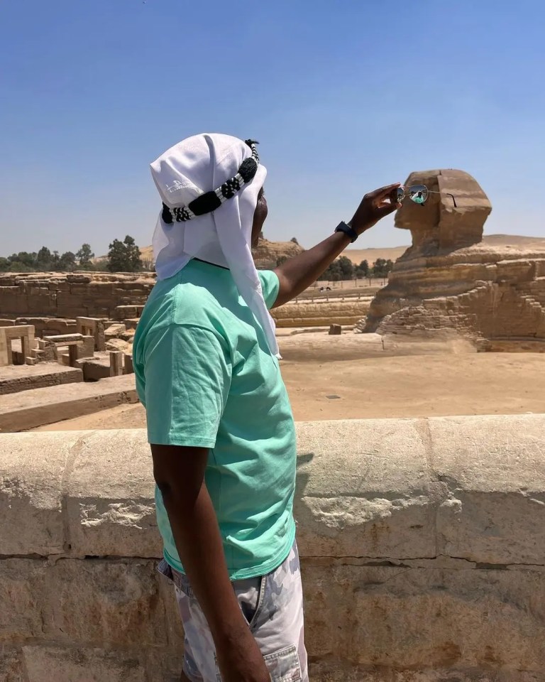 Photos: Inside Oskido’s vacation in Egypt