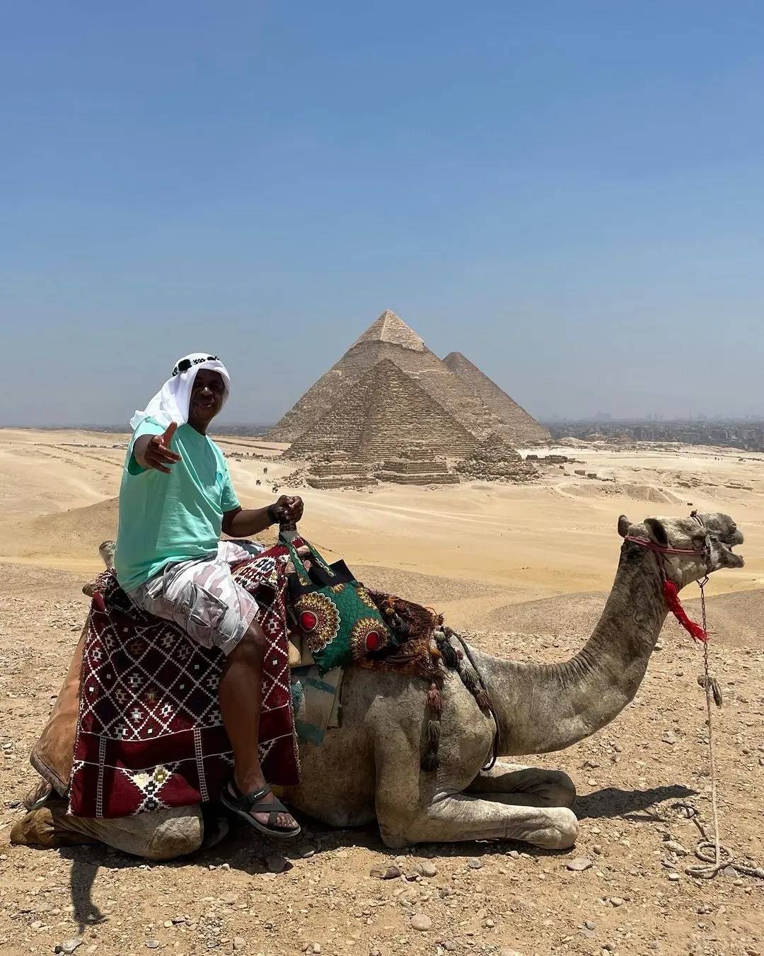 Photos: Inside Oskido’s vacation in Egypt