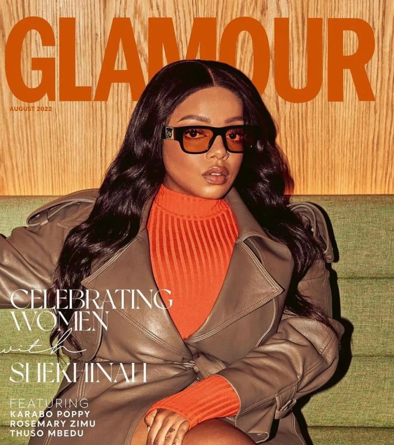 Shekhinah looks beautiful on the Glamour Magazine cover