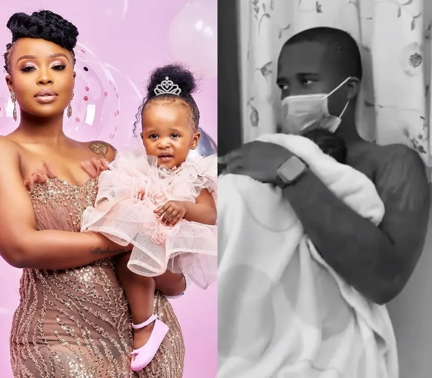 Cute Photos: Sithelo Shozi celebrates 1st Birthday of her second child with Andile Mpisane