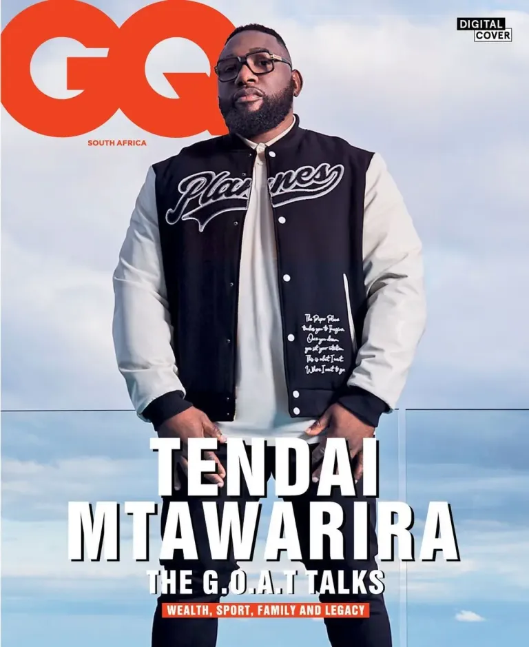 Tendai Mtawarira looks handsome on the cover of GQ Magazine