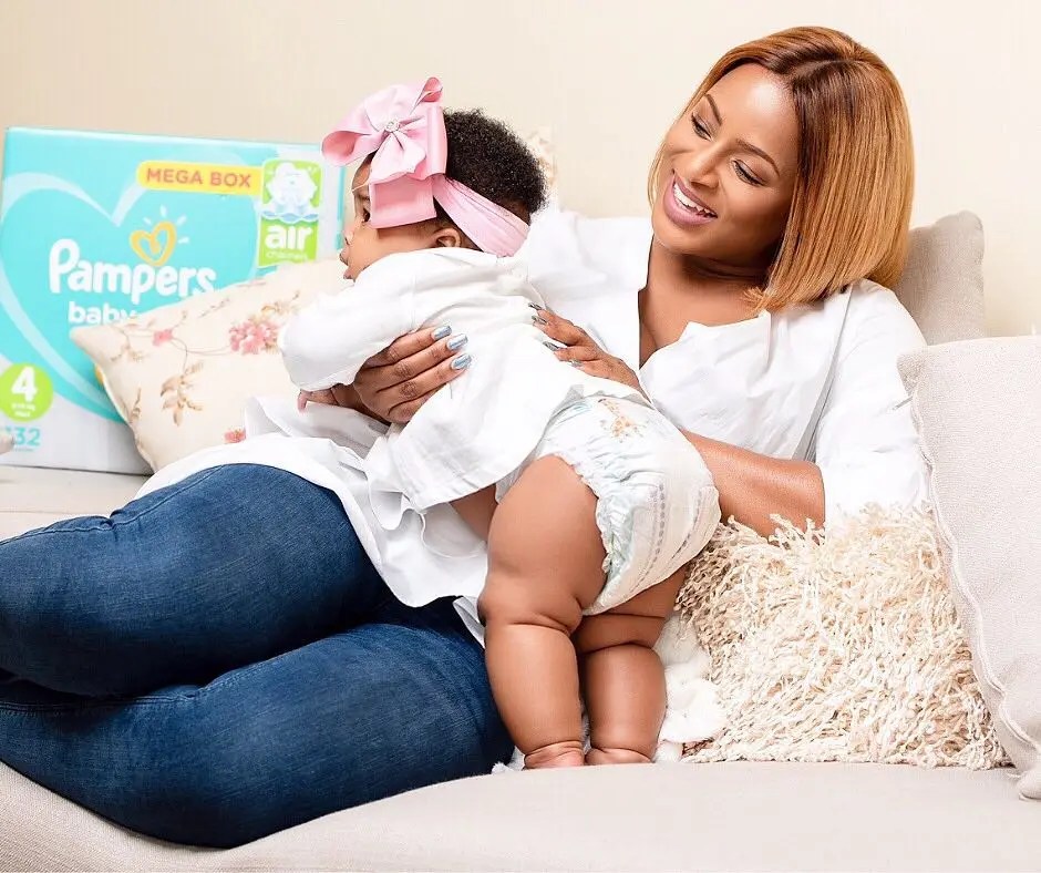 Cuteness overload! Actress Jessica Nkosi finally reveals the face of her Daughter with TK Dlamini – Photos