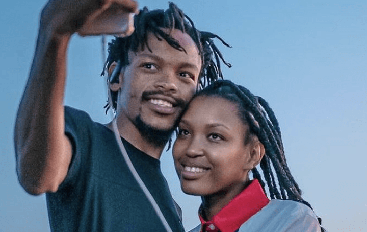 Berita seems not to be ready to troll her husband, Nota Baloyi