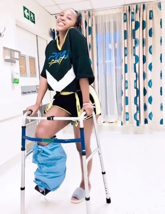 Sbahle Mpisane exposes woman who advised her to cut off her foot – Video