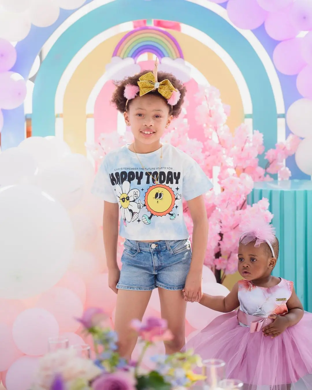 Video: A look into DJ Zinhle & Murdah Bongz’s daughter, Baby Asante’s first Birthday party