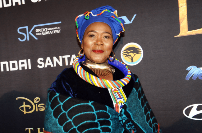 Connie Chiume to attend the premiere of Black Panther