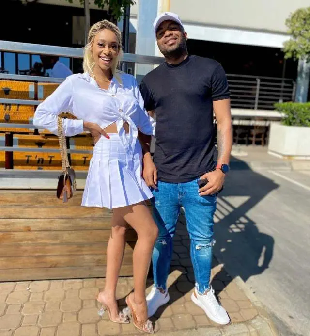 Itumeleng Khune has taken to his social media to admire his beautiful wife