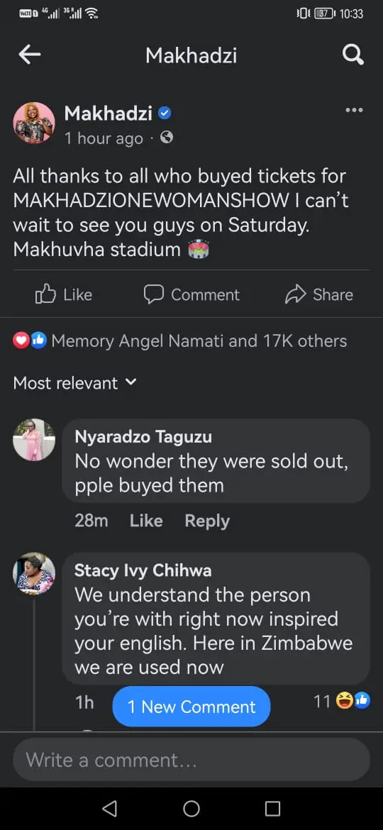 Fans make fun of Makhadzi’s broken English