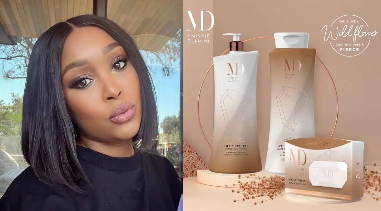 Minnie Dlamini on why her skincare products have been taken off the shelf