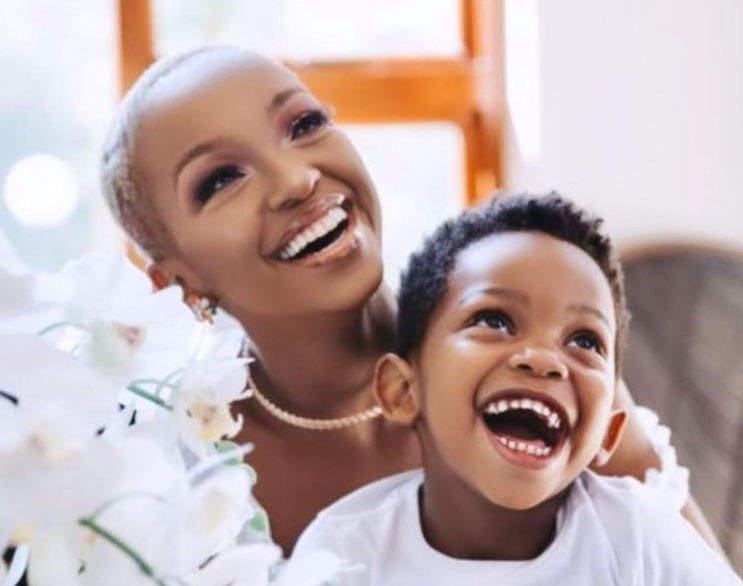 Nandi Madida gushes over her son, Shaka