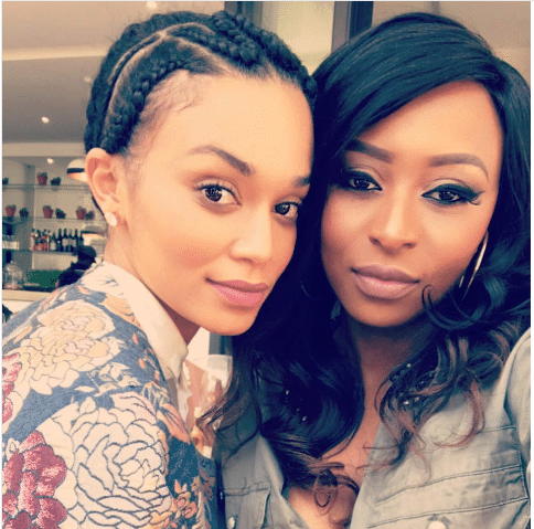 New cute video of DJ Zinhle and Pearl Thusi silences fight speculations – Watch