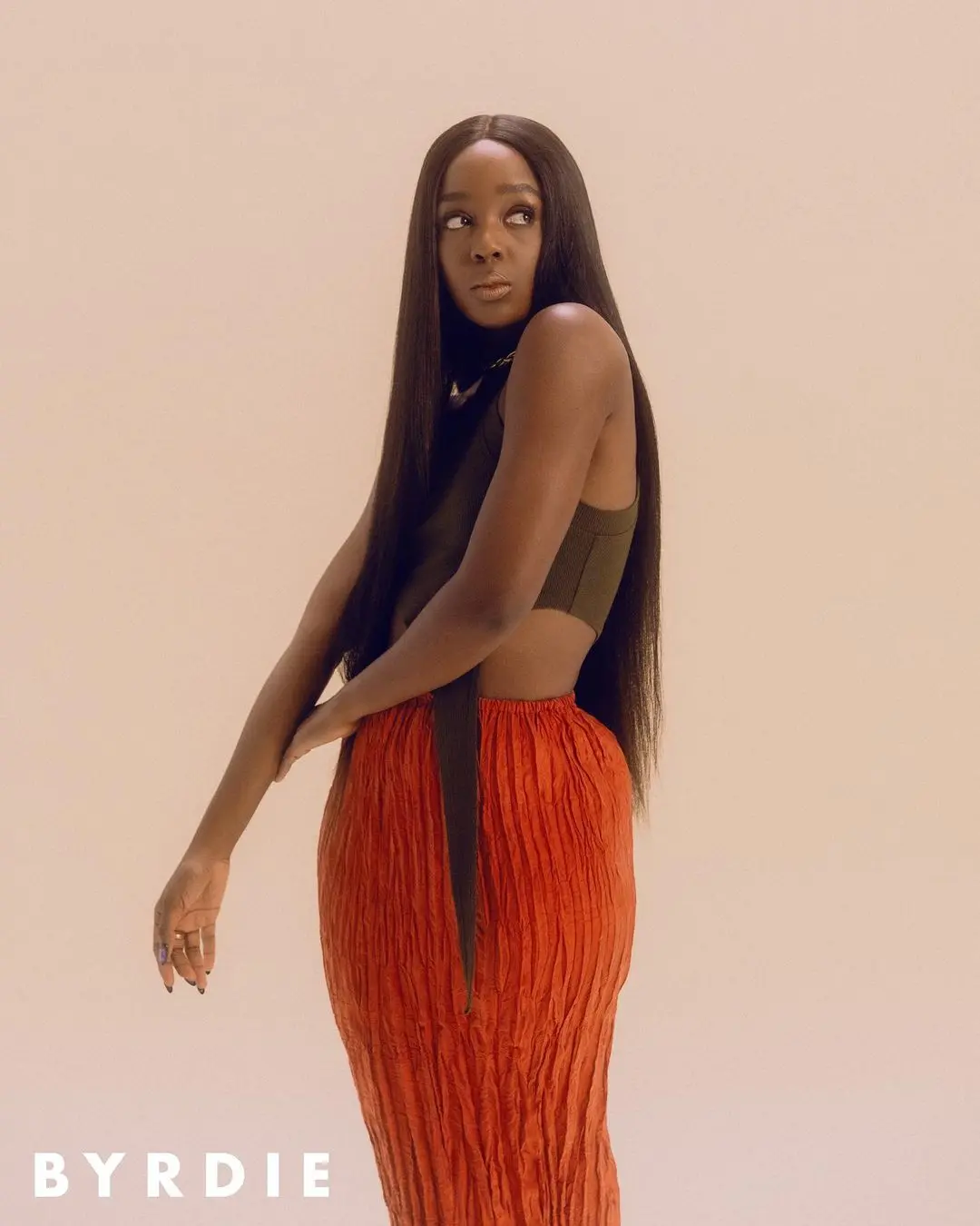 Thuso Mbedu shines on Byrdie’s digital magazine cover