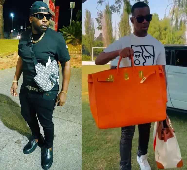 Watch: Zakes Bantwini shows off his expensive bags as he challenges DJ Maphorisa