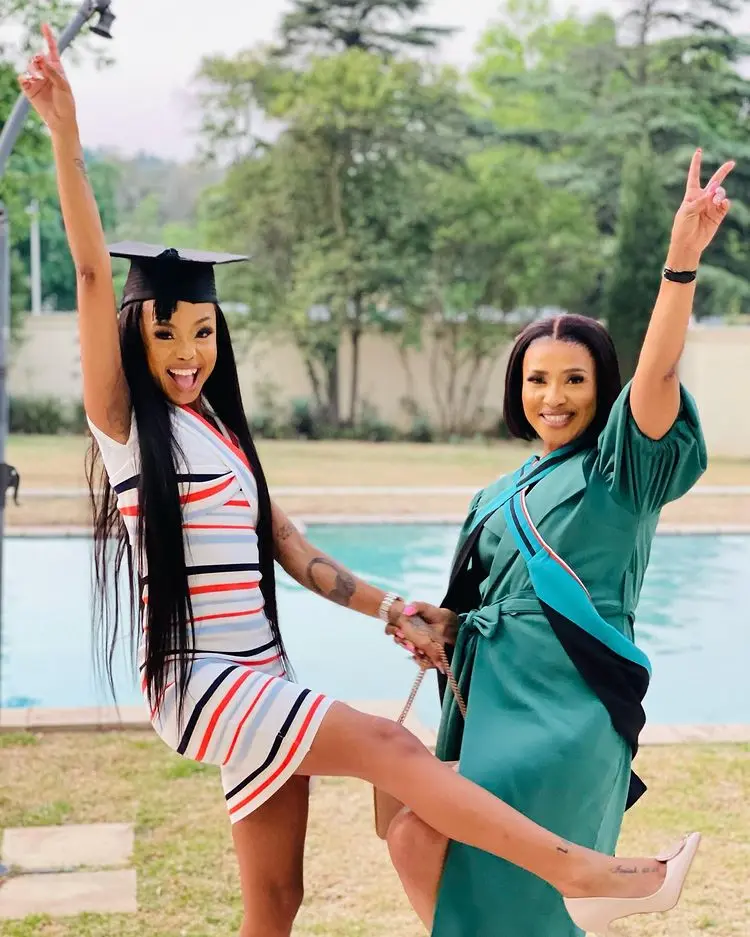 Ntando Duma and Lady Amar celebrate as their mom graduates