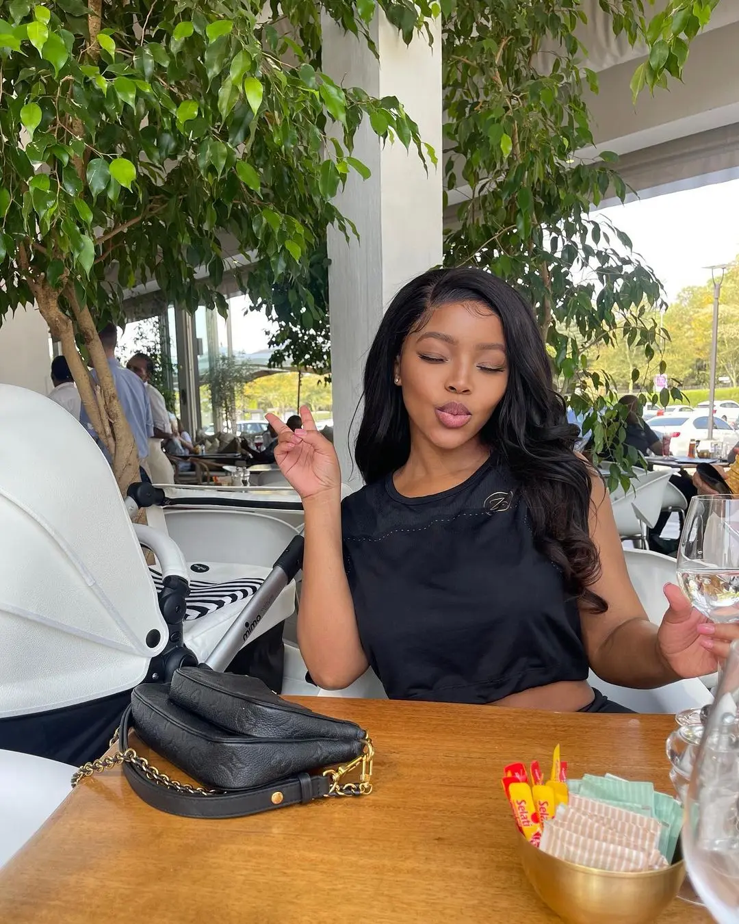 Photos: Faith Nketsi takes out her daughter on her first lunch date