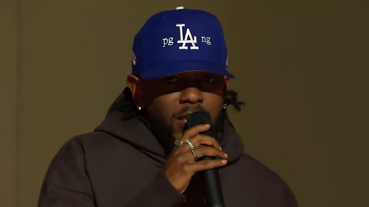 Kendrick Lamar performs with Sampha on ‘SNL’