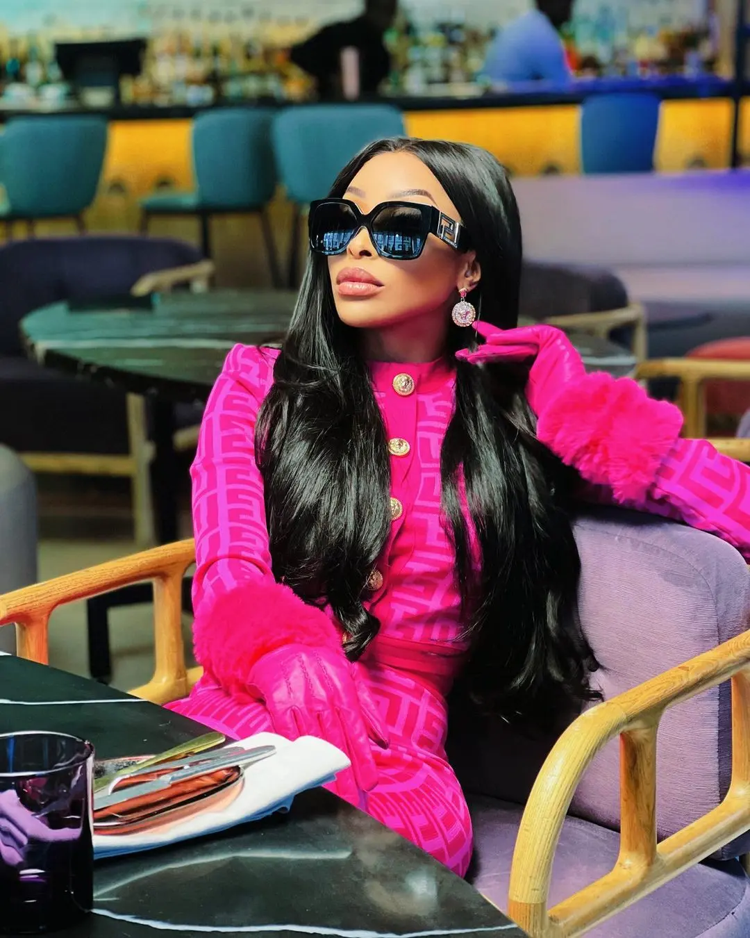 Photos: Actress Khanyi Mbau shows off her new hands