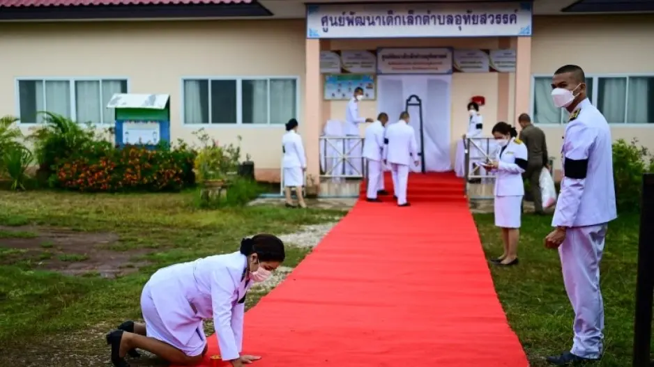 Thai king Maha Vajiralongkorn visits hospital after nursery massacre