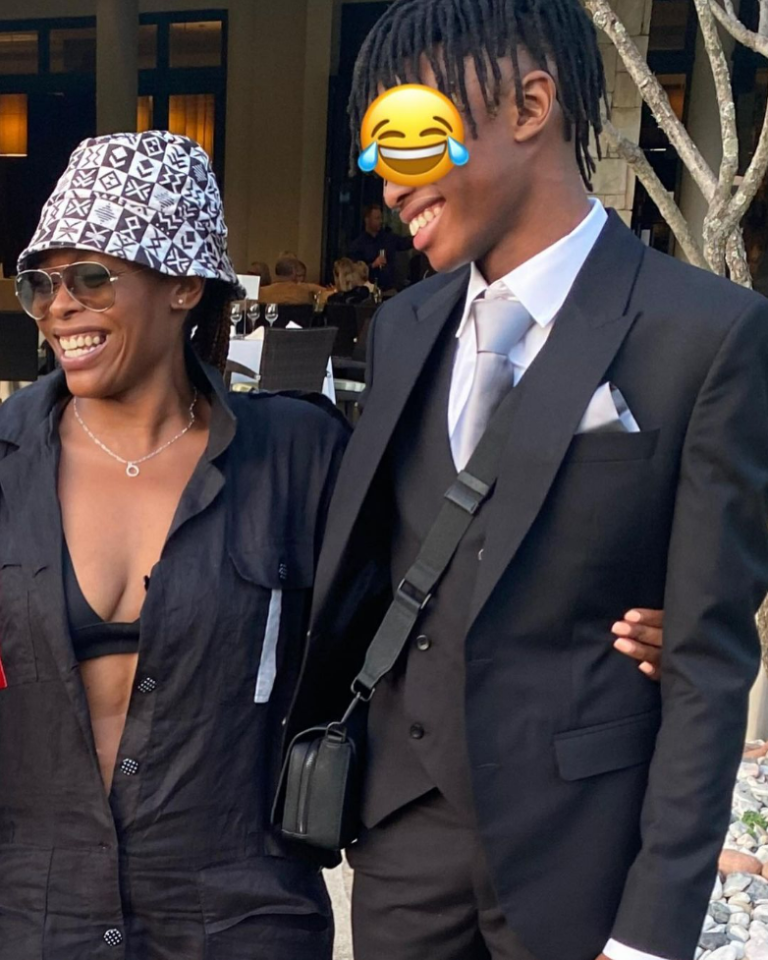 Photos: Unathi Nkayi’s son is all grown up, shares cute moments from his Matric dance