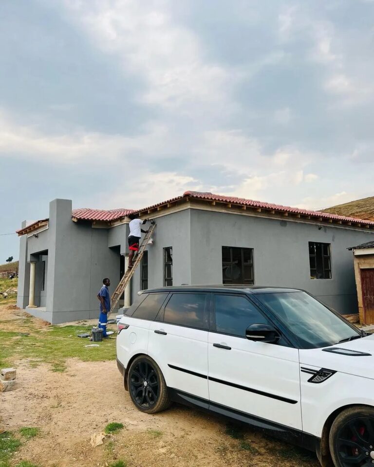 Big Zulu finally completes his grandmother’s house – Photos