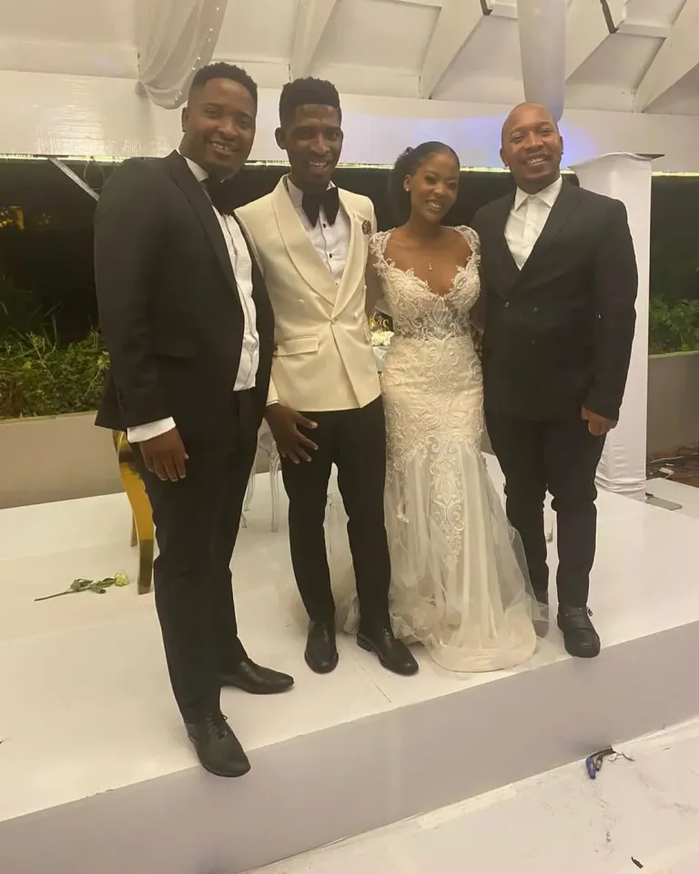 Karabo Mogane celebrates first wedding anniversary with his wife