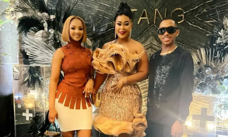 Zimbabwean socialite Madam Boss spotted with Mzansi celebs at Universal+ Dstv Launch