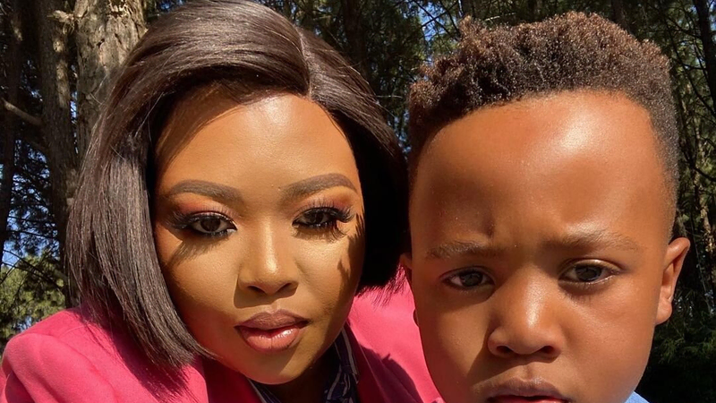 Anele Mdoda’s son Alakhe is a star in the making