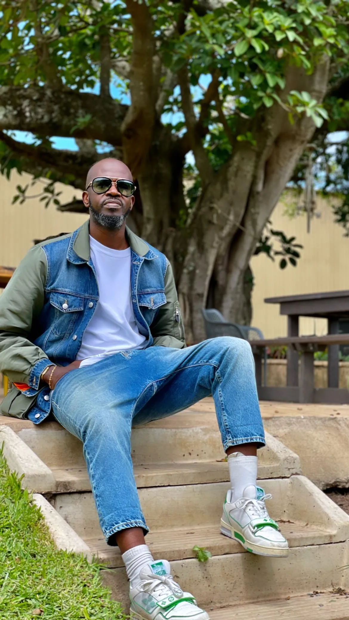 Black Coffee unveils his plaque at Windy Heights Primary School